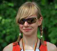Marie Ulrich (Kl. 9) vom Triathlon Verein Berlin 09 ist Sportstadträtin 2012